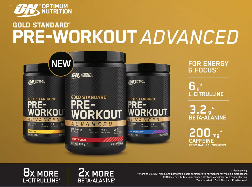 Optimum Gold Standard PreWorkout Advanced 420g